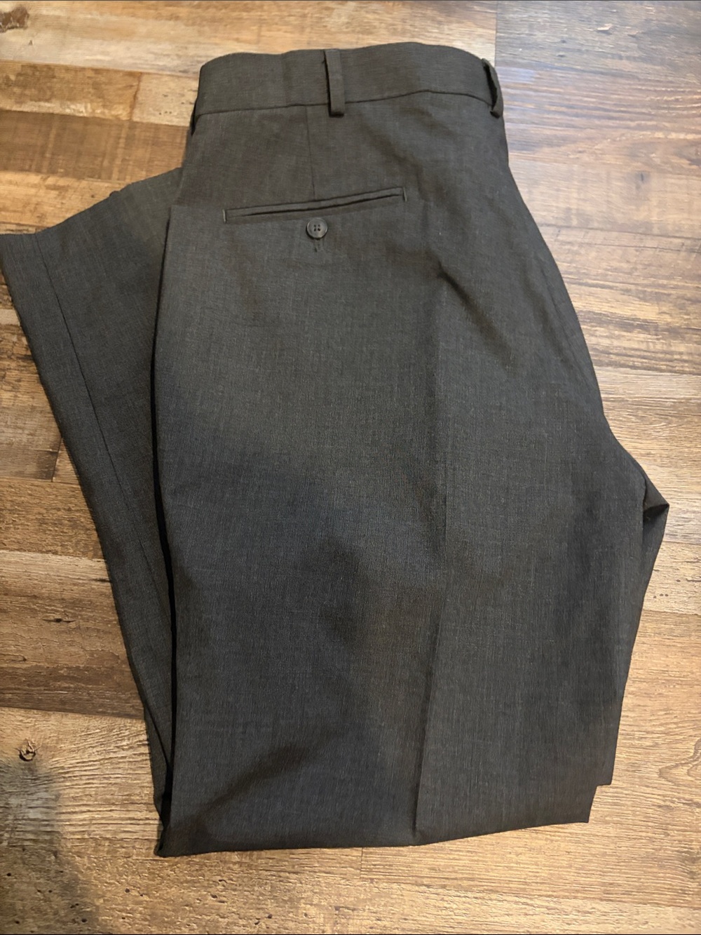 Saddlebred Men's Charcoal Gray Dress Pants